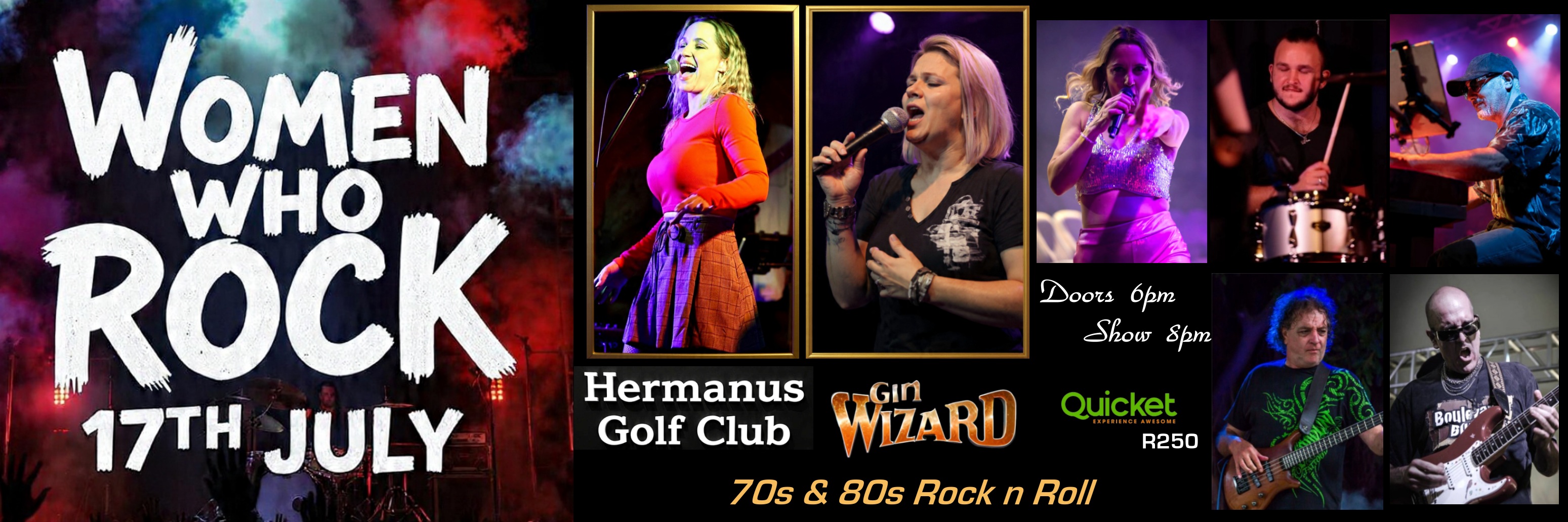 Richard Pryor's "WOMEN WHO ROCK" Show - Hermanus Golf Club