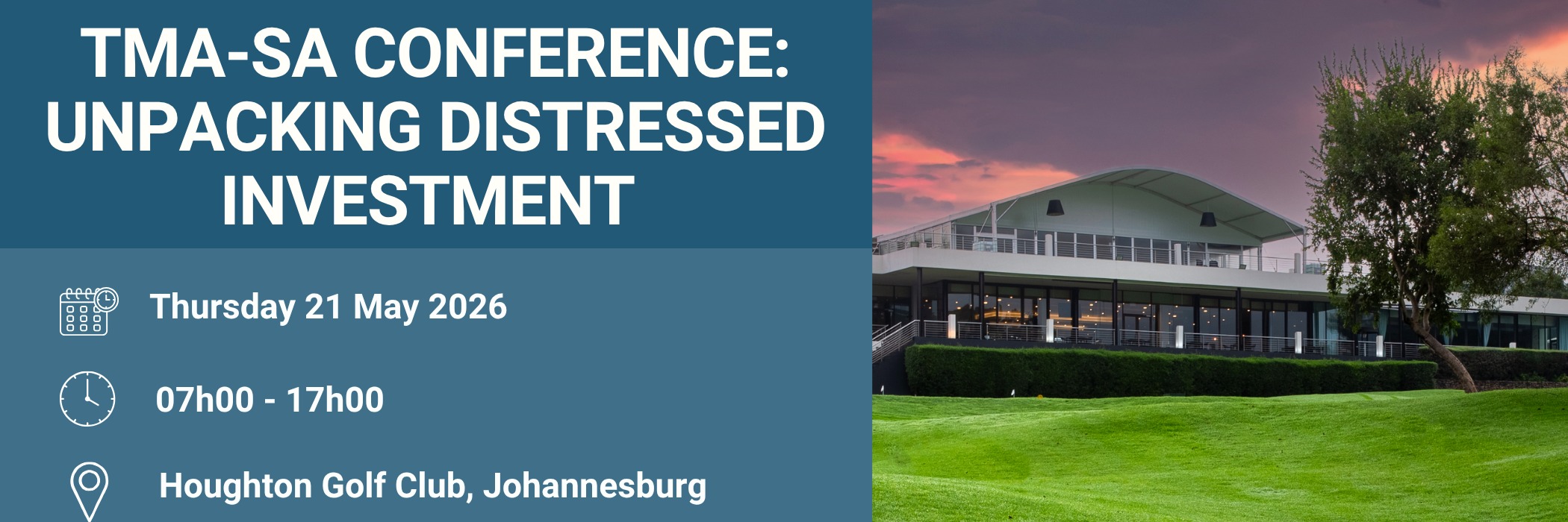 TMA-SA CONFERENCE: UNPACKING DISTRESSED INVESTMENT