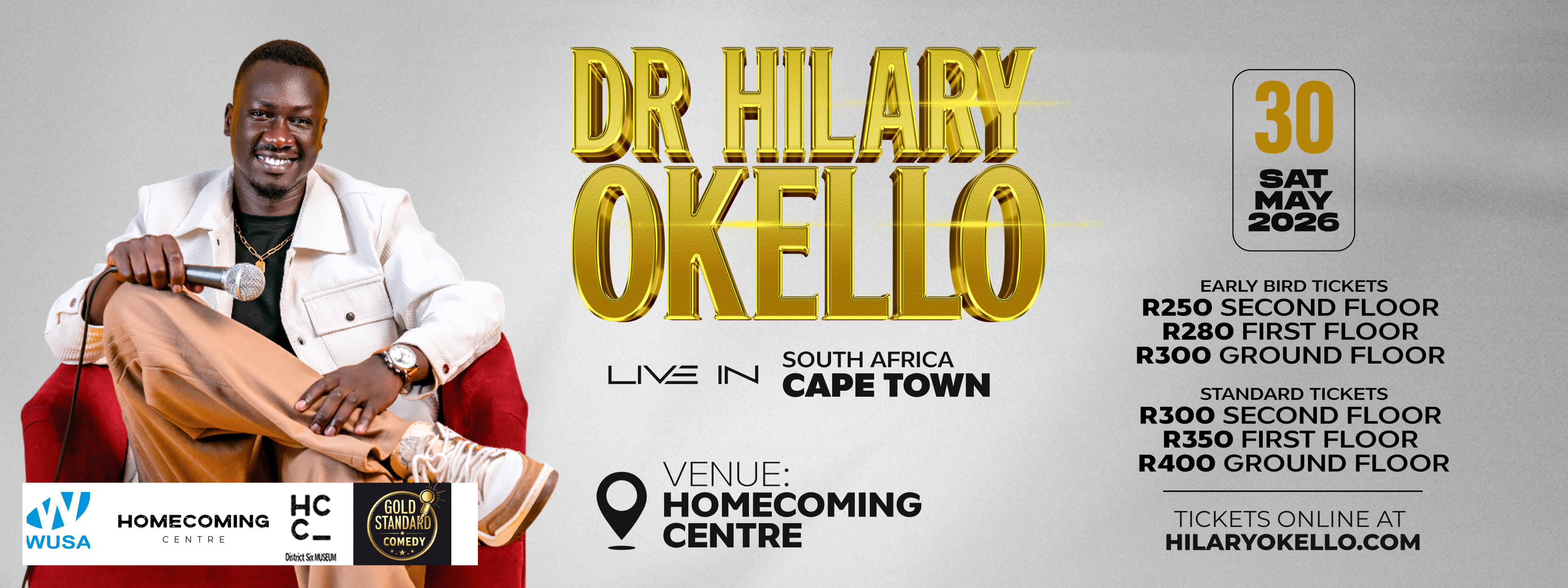 Dr. Hilary Okello - Jokes From Far Away: Cape Town