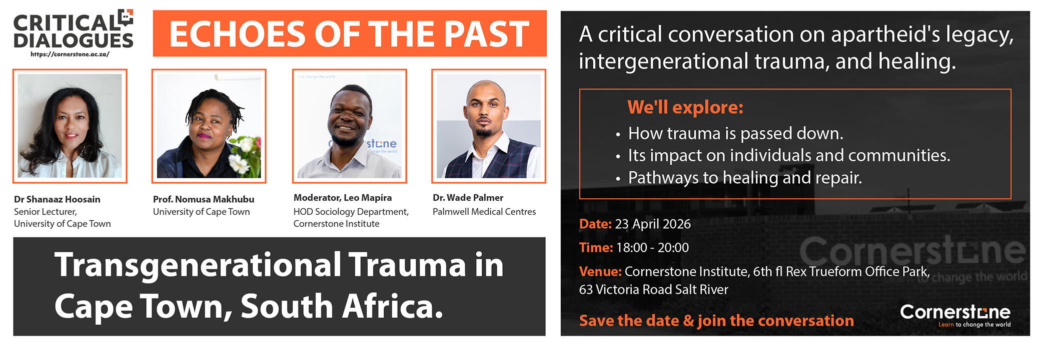 Critical Dialogues - Echoes Of The Past