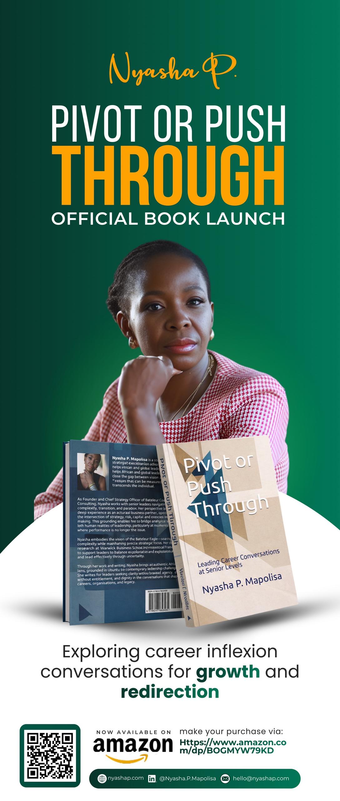 Pivot or Push Through –  Soft Book Launch & Leadership Conversation