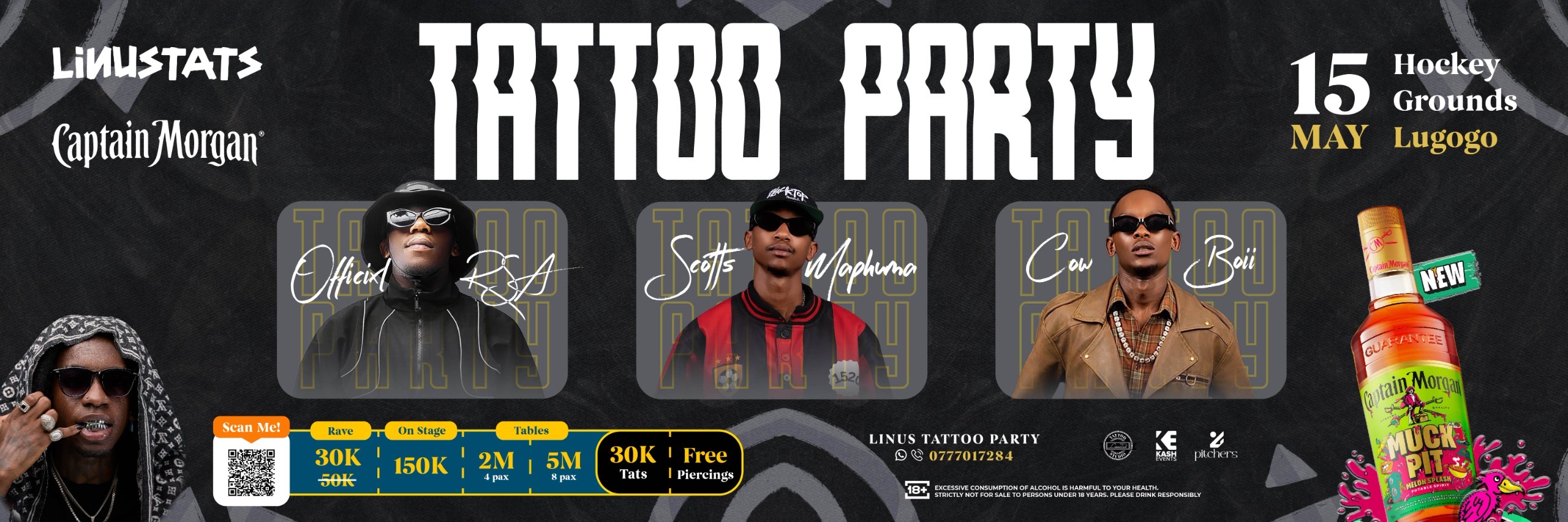 LINUS TATS TATTOO PARTY