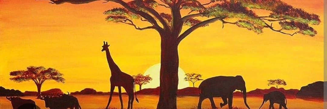 African Sunset Sip 'n Paint