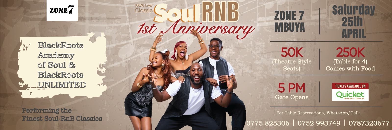 100% Live - CLASSIC SOUL-RNB  1st ANNIVERSARY