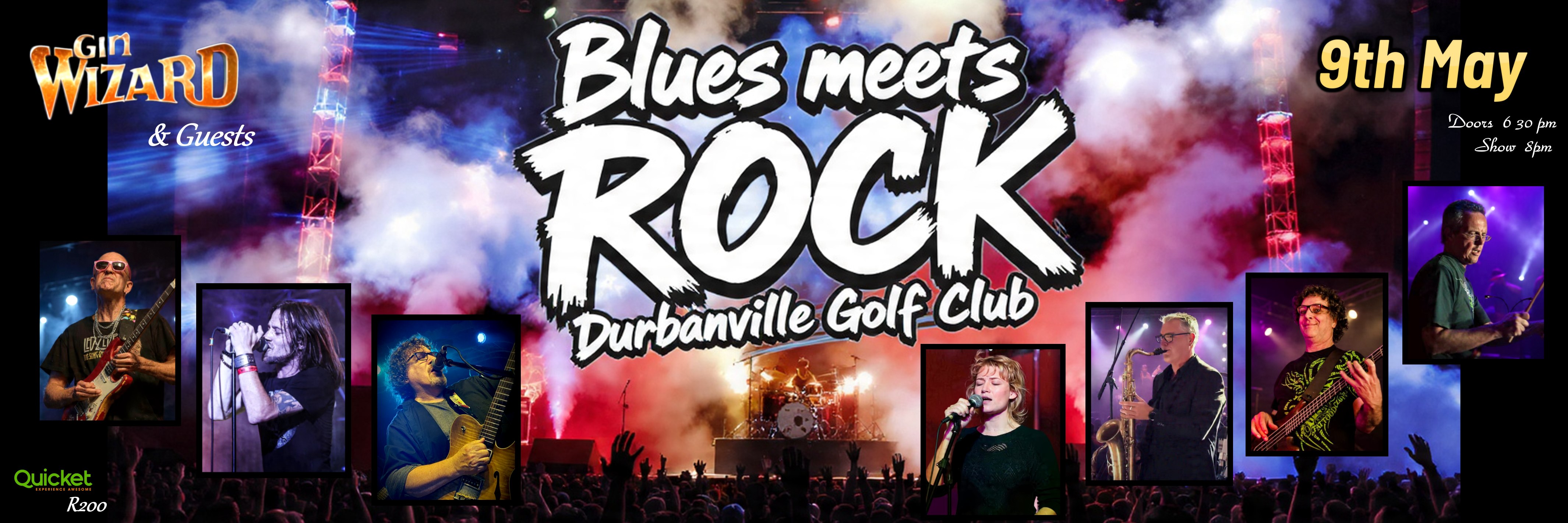 Richard Pryor's 'BLUES & CLASSIC ROCK Show' - Durbanville GC (9th May)