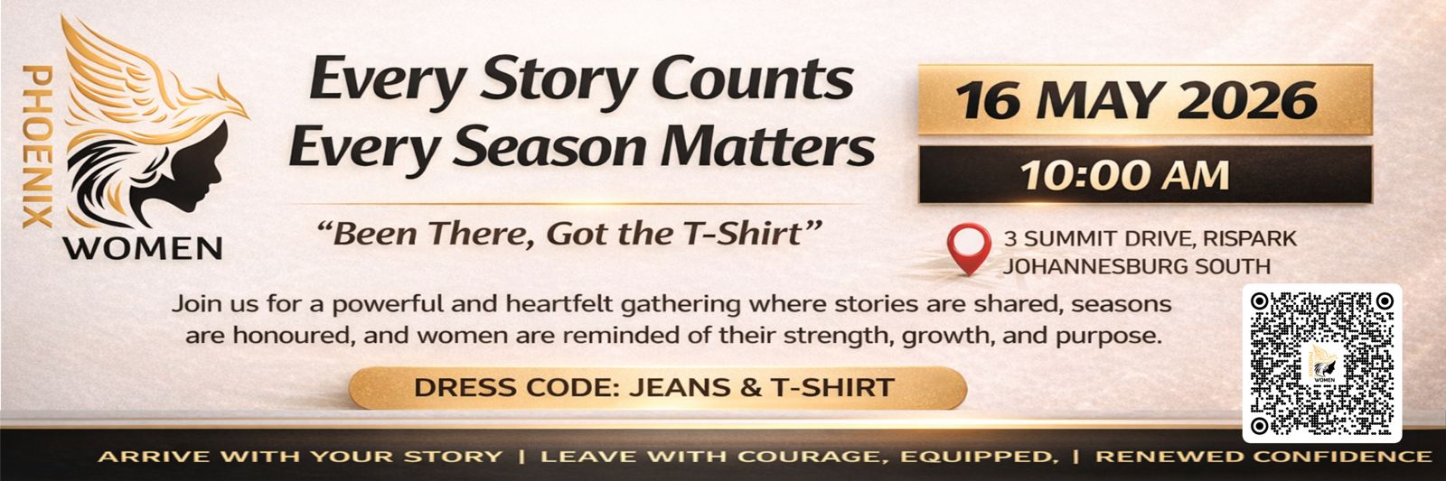 Phoenix Women Presents Every Story Counts, Every Season Matters