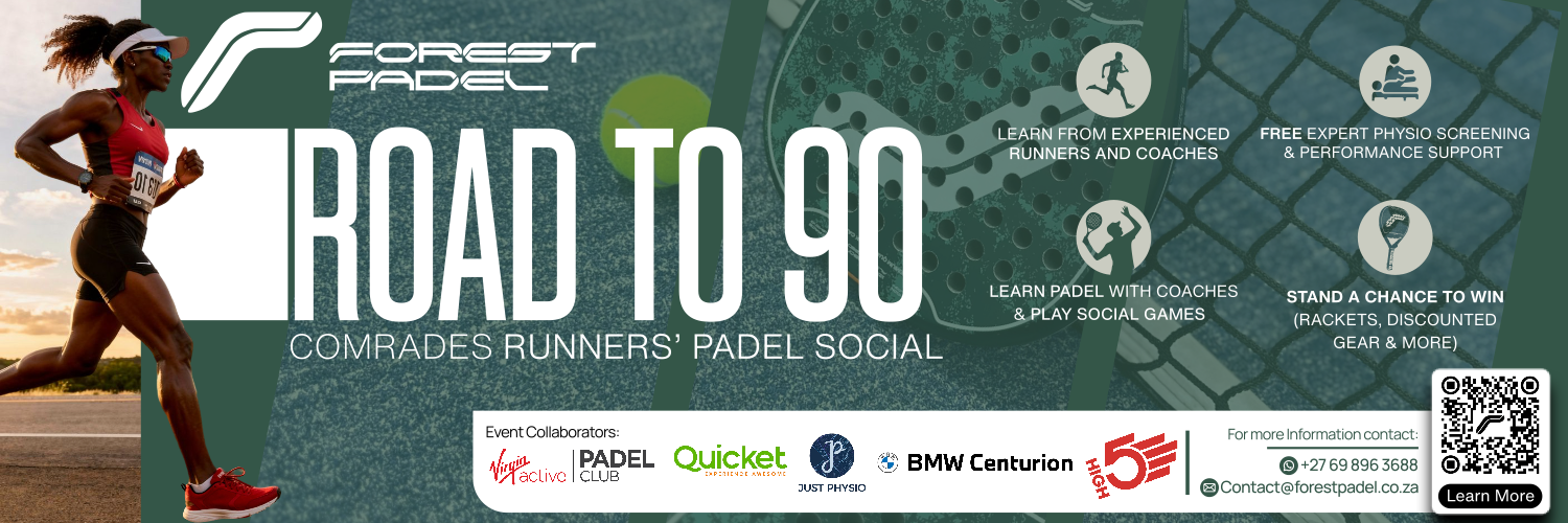 Road to 90: Comrades Runners’ Padel Social