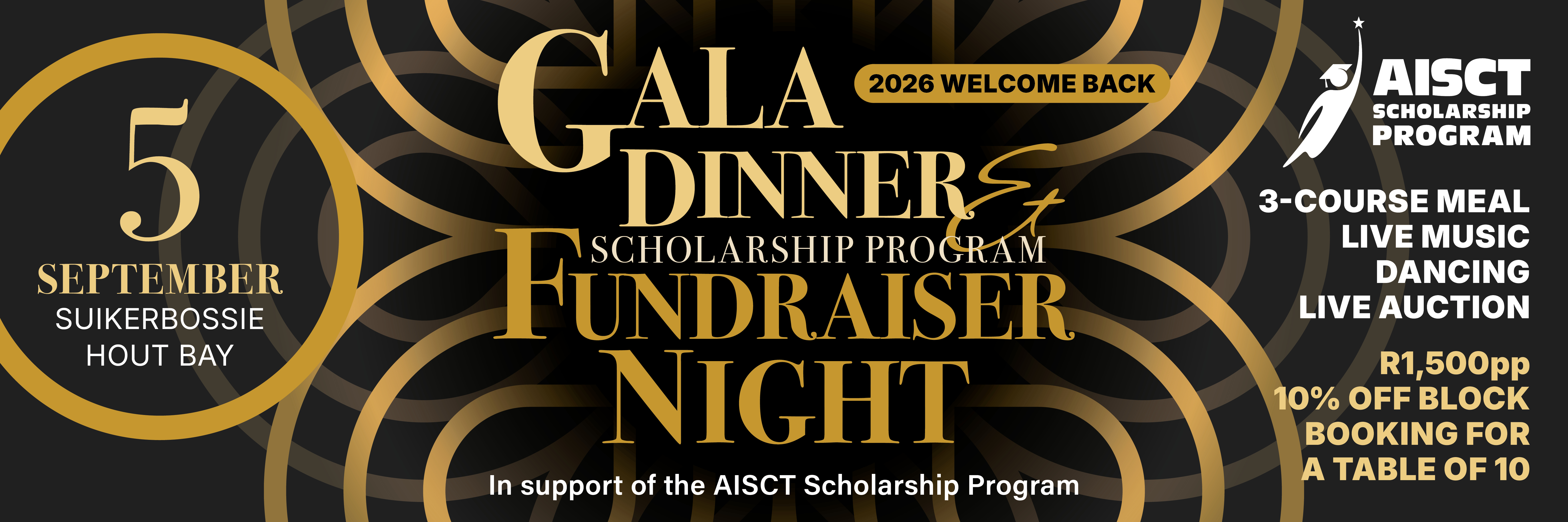 AISCT 2026 Welcome Back Gala Dinner & Fundraiser Night