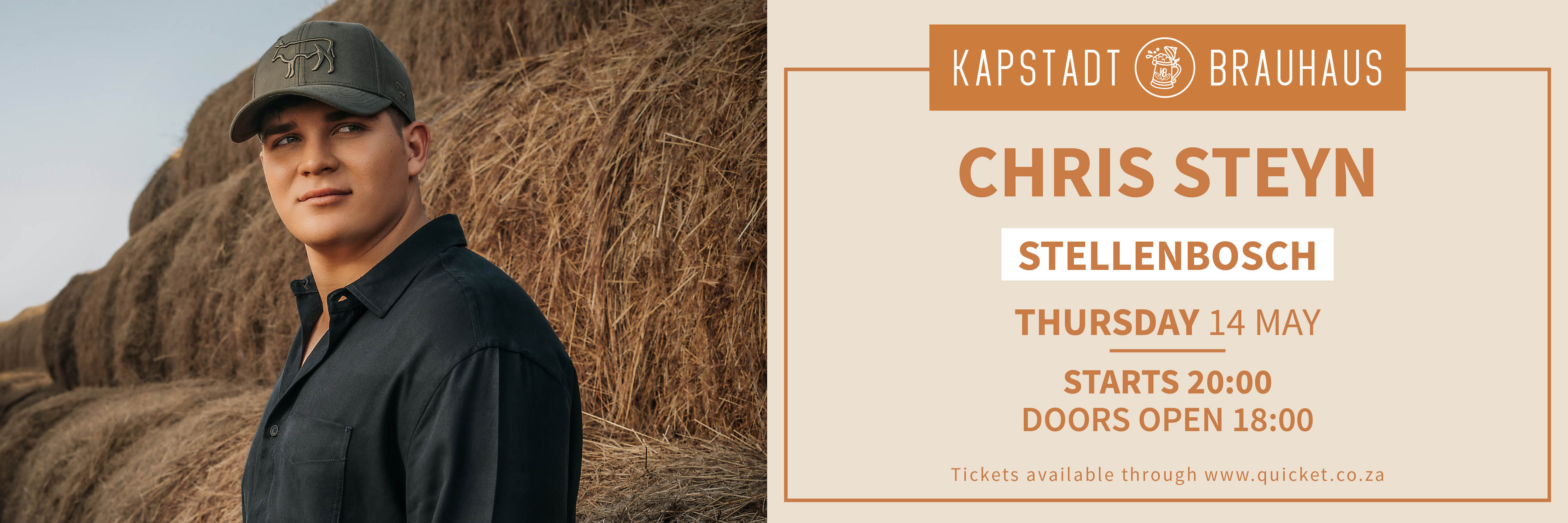 Chris Steyn live by Kapstadt Brauhaus Stellenbosch
