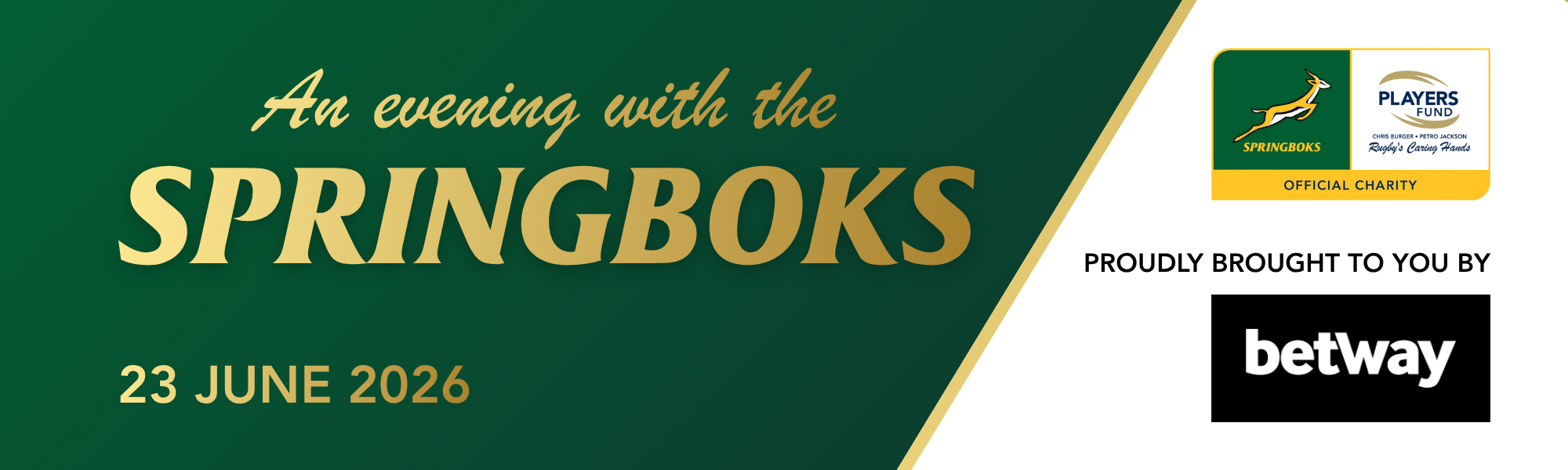 Evening with the Springboks