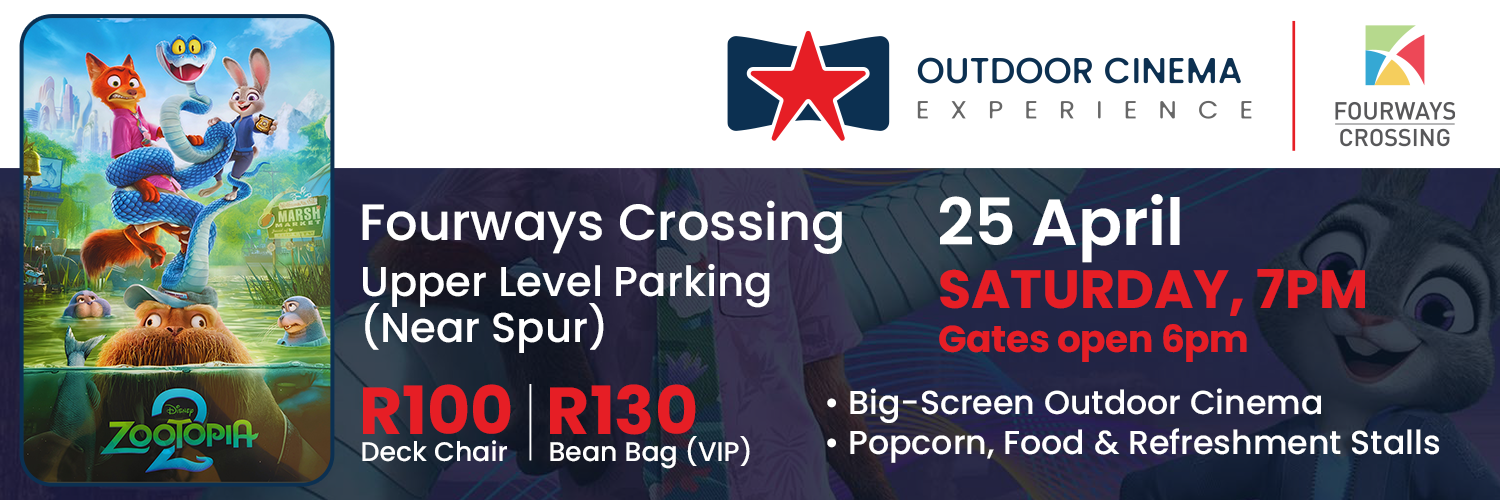 Zootropolis 2 - Fourways Crossing Outdoor Cinema Experience