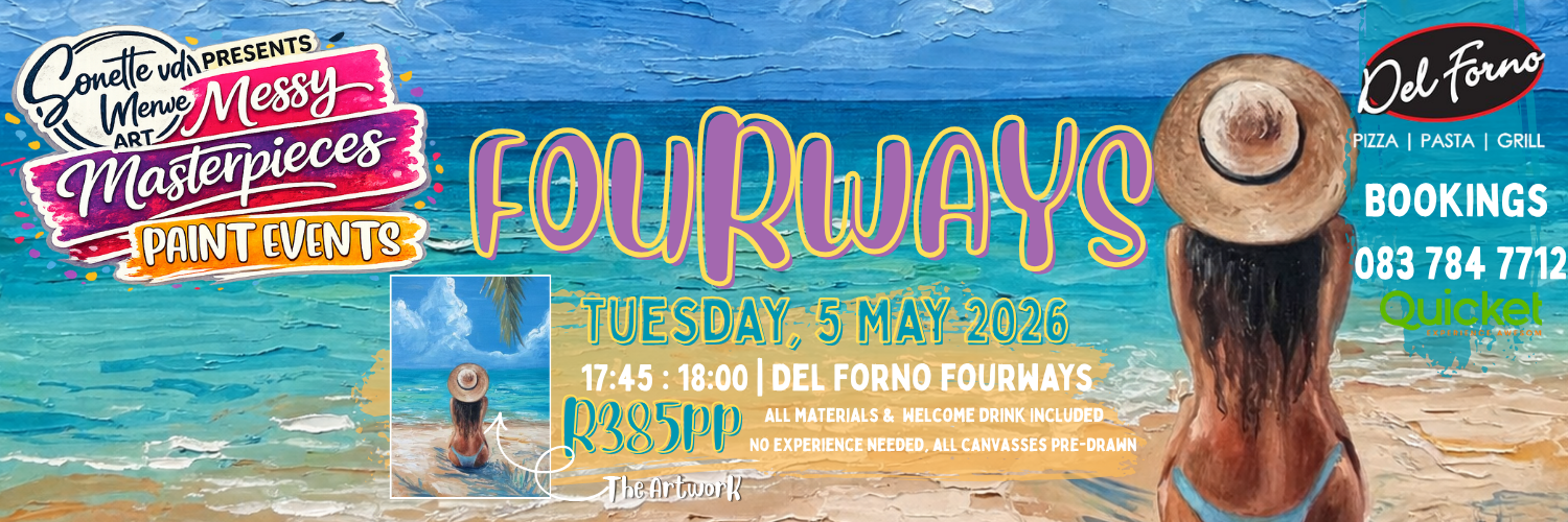 Messy Masterpieces Paint Night @ Del Forno Fourways