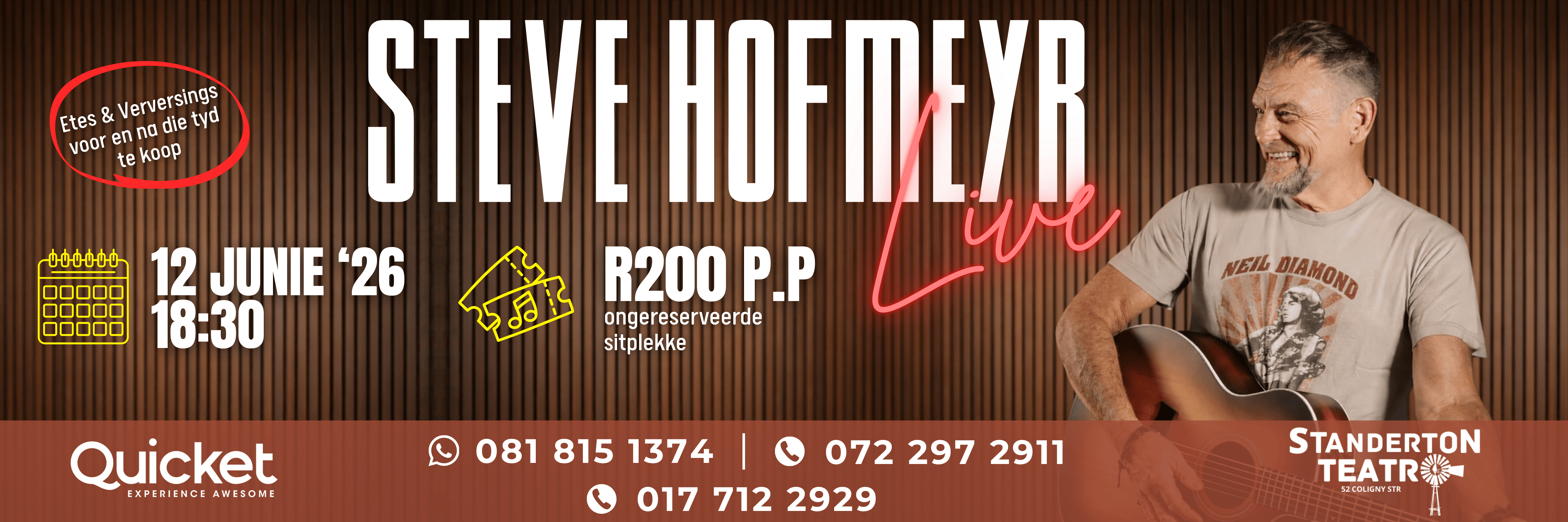 Steve Hofmeyr Live