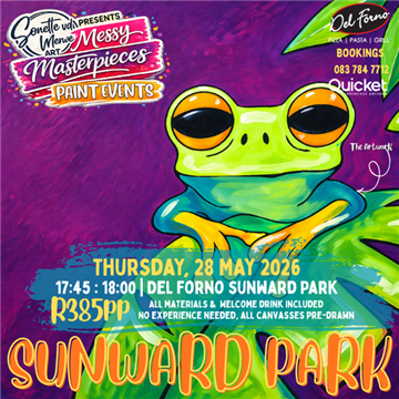 Messy Masterpieces Paint Night @ Del Forno Sunward Park event image