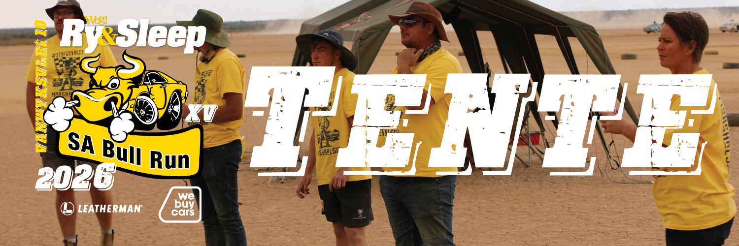 Tented accommodation for the Bull Run 1-4 October 2026