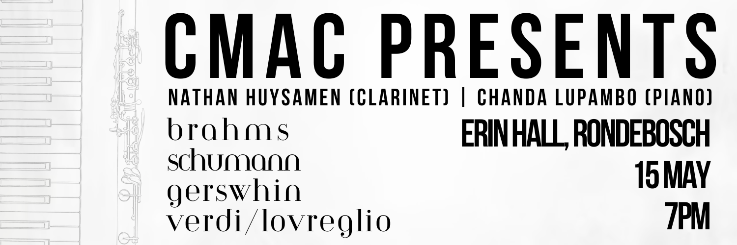 CMAC Presents: Nathan Huysamen and Chanda Lupambo