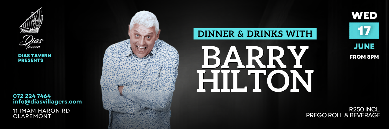 Dinner & Drinks with Barry Hilton