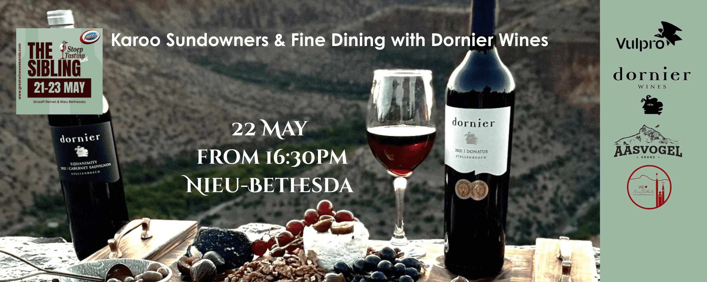 Stoeptasting- Karoo Sundowners & Fine Dining Charity Evening for Cape Vulture