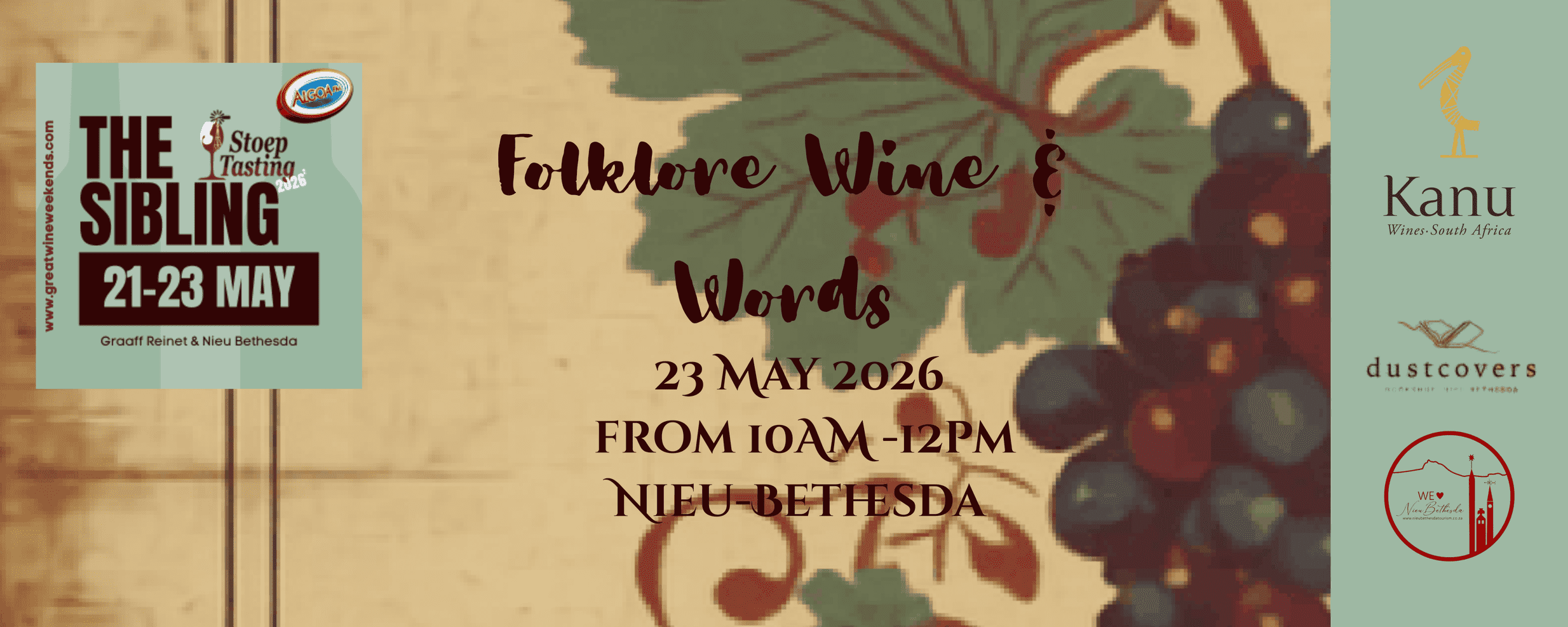 Stoeptasting - Folklore, Wine & Words