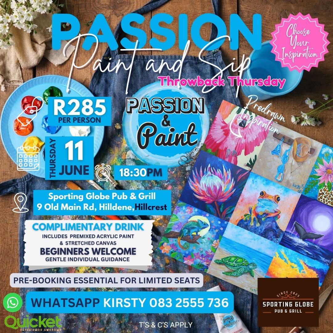 Passion Paint and Sip - Throwback Thursday