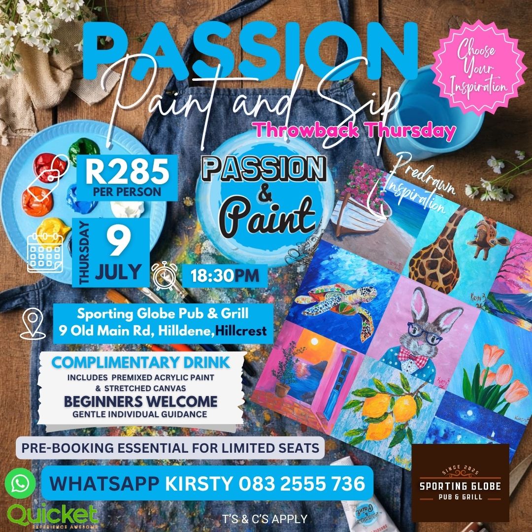 Passion Paint and Sip - Throwback Thursday