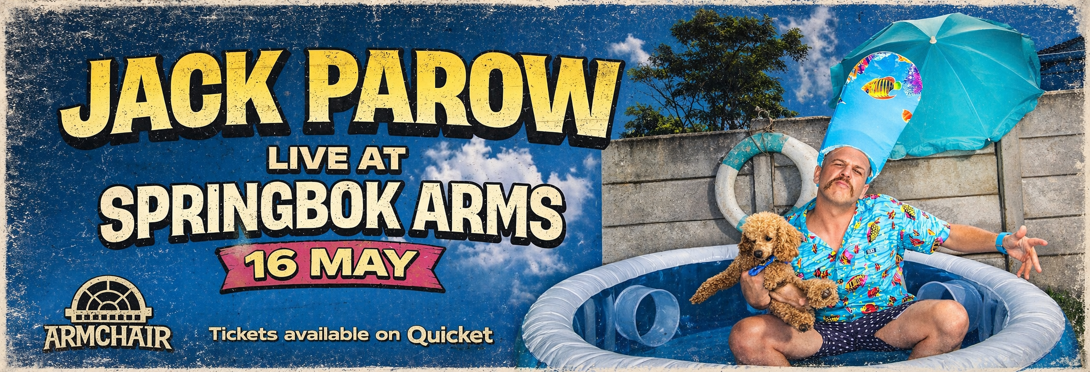JACK PAROW @ The NEW ARMCHAIR (SPRINGBOK ARMS)