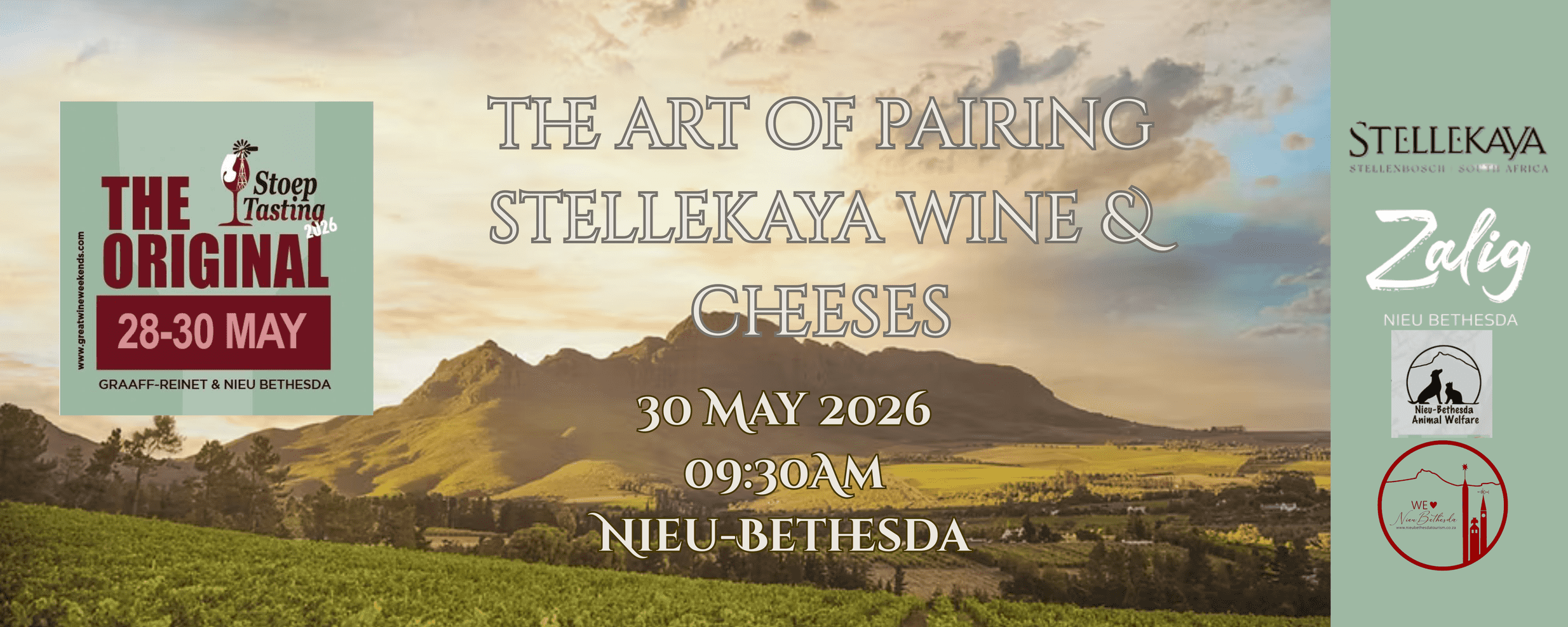 Stoeptasting - The Art of Pairing: Stellekaya Wine & Cheeses