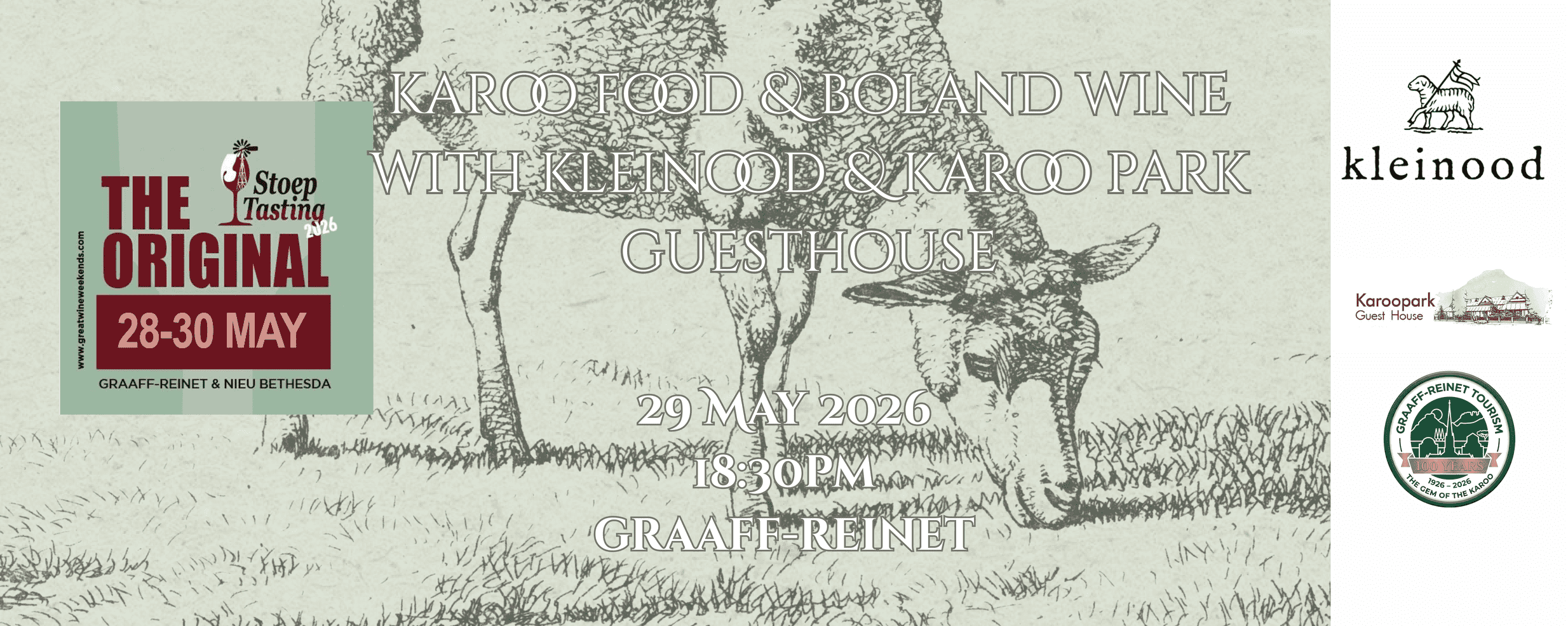 Stoeptasting - Karoo Food & Boland Wine – One Night Only