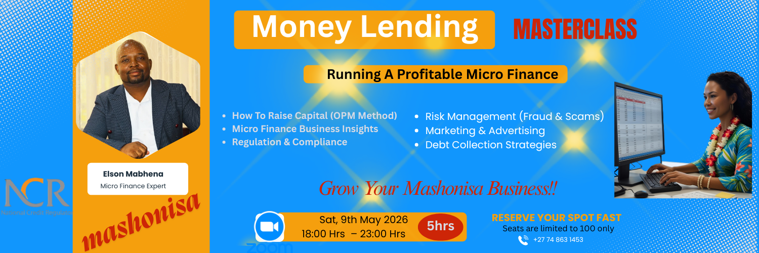 Money Lending Business Masterclass (Mashonisa)