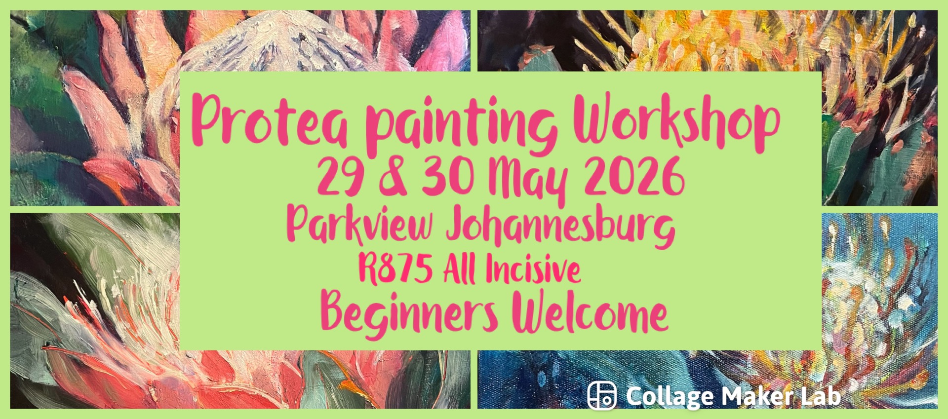 Paint Proteas With Liz Warren