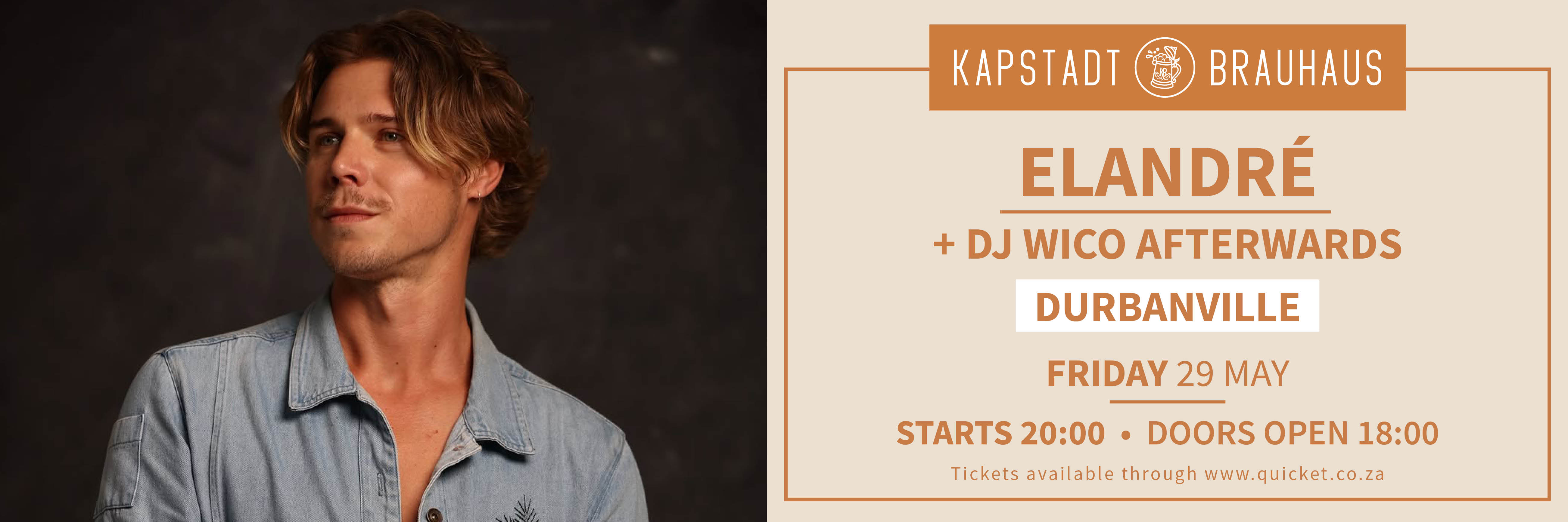 Elandré live by Kapstadt Brauhaus Durbanville