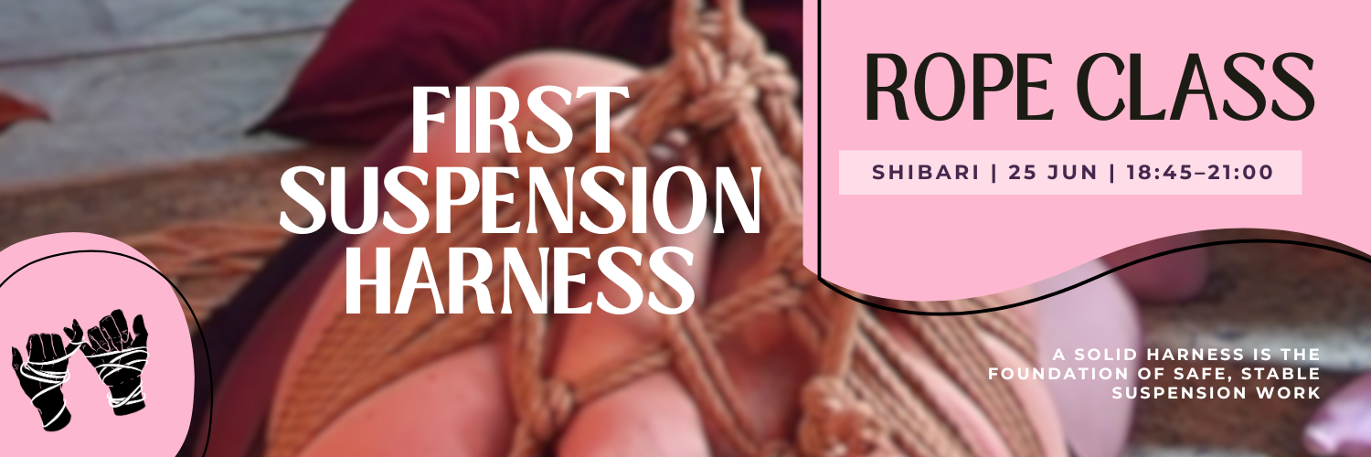 Shibari Rope Class to Jam | First suspension harness