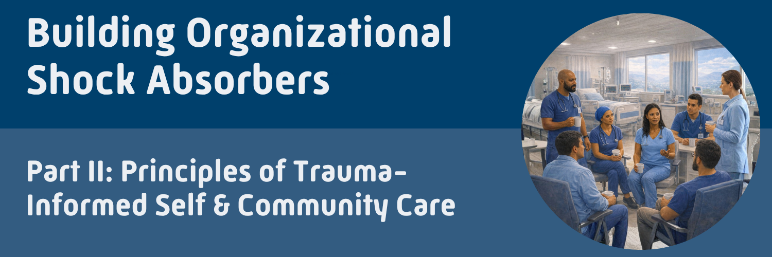 Building Organizational Shock Absorbers Part II: Principles of Trauma-Informed Self & Community Care
