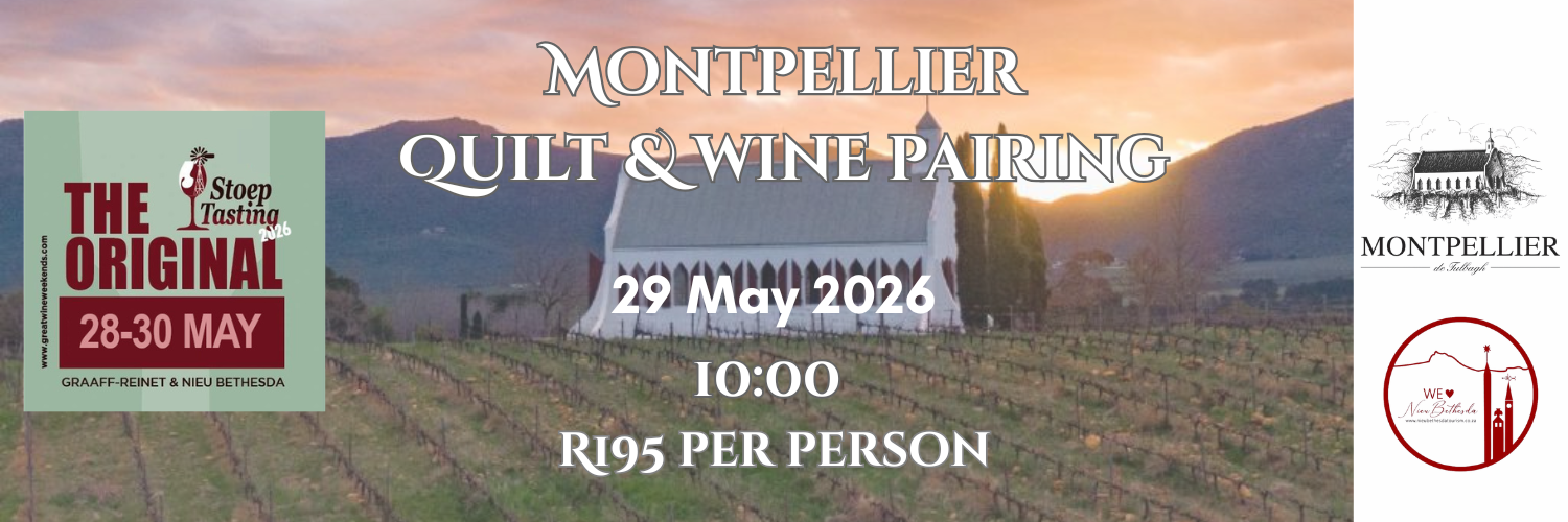 Stoeptasting - Quilt & Wine Pairing Experience
