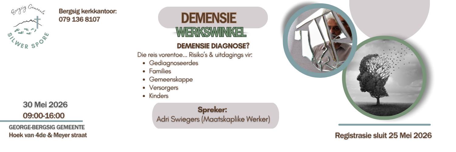 Demensie Werkswinkel - Adri Swiegers (Maatskaplike Werker)