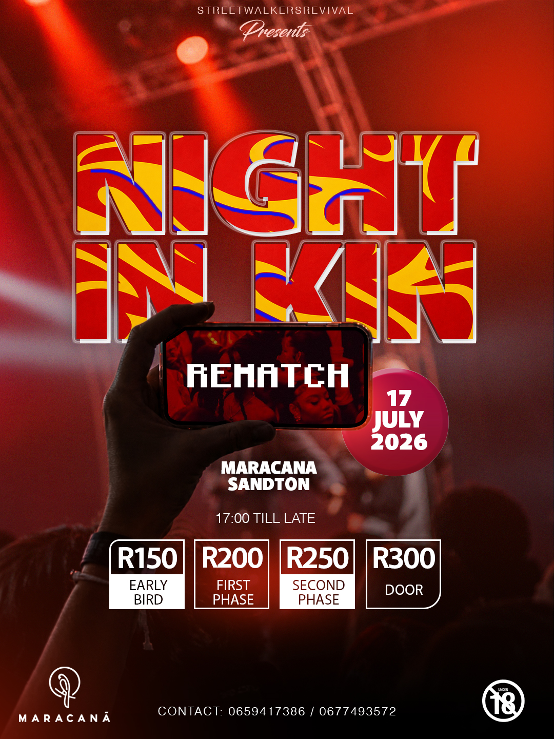 NIGHT IN KIN JHB REMATCH