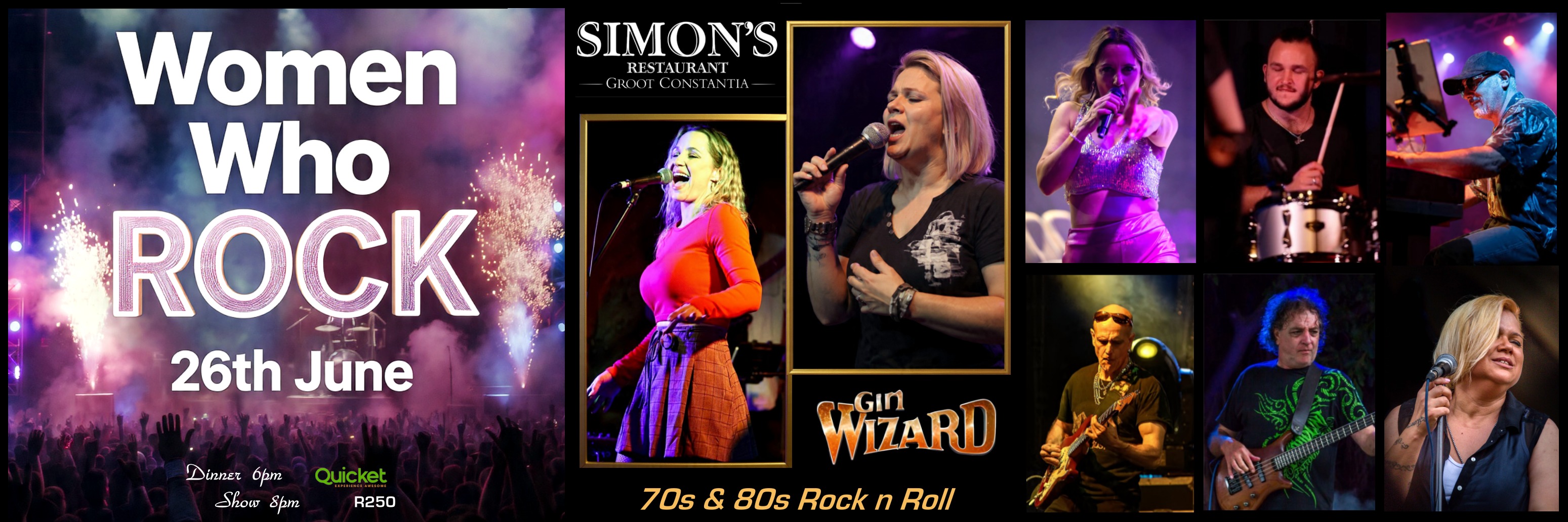 Gin WIZARD's 'Women Who ROCK' Show - Simon's Restaurant