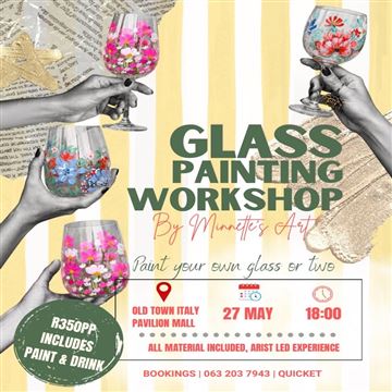 Glass Painting Workshop - Old Town Italy - Pavilion Mall event image