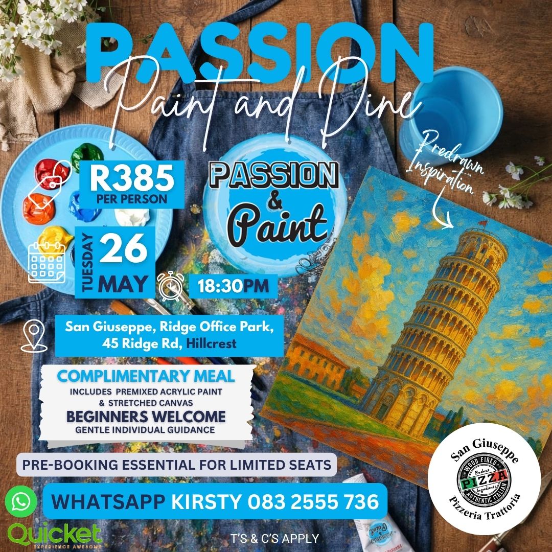 Passion Paint and Dine - Leaning Tower of Pisa