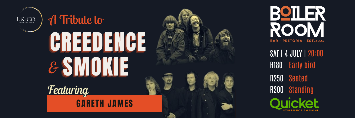 A Tribute to Smokie & Creedence Live at Boiler Room