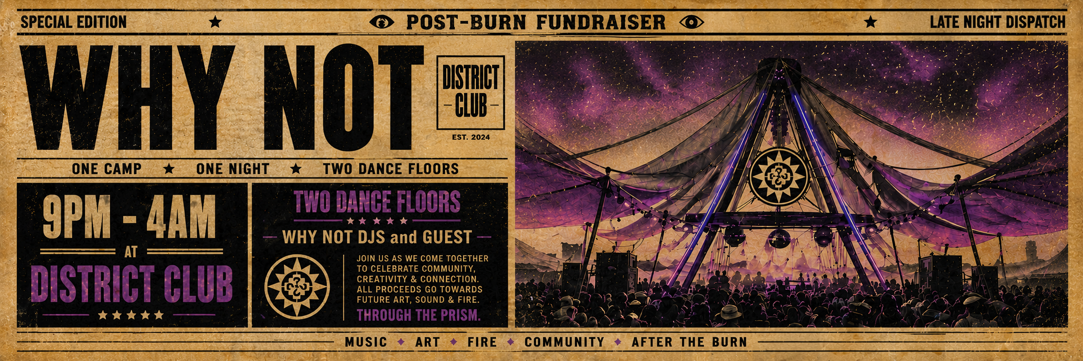 WhyNot Post-Burn Fundraiser