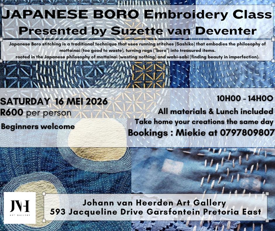 Japanese Boro Embroidery Class