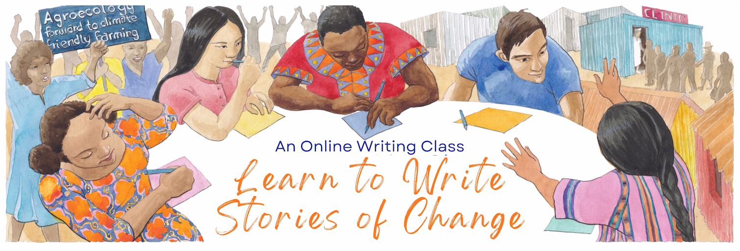 Learn to Write your own Stories of Change: Online Story-Writing Class - July 2026