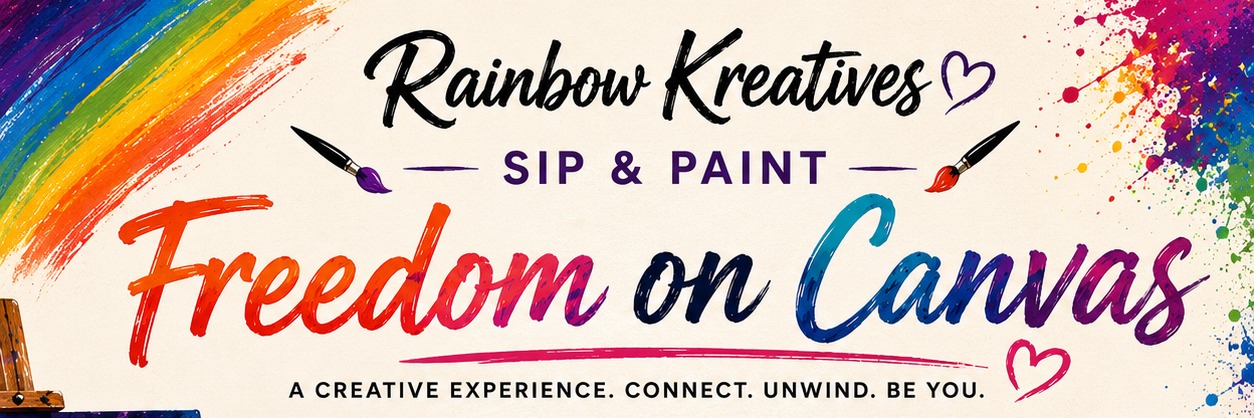 Rainbow Kreatives Sip and Paint
