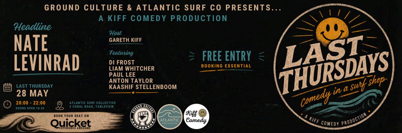 Last Thursdays: Comedy In A Surf Shop