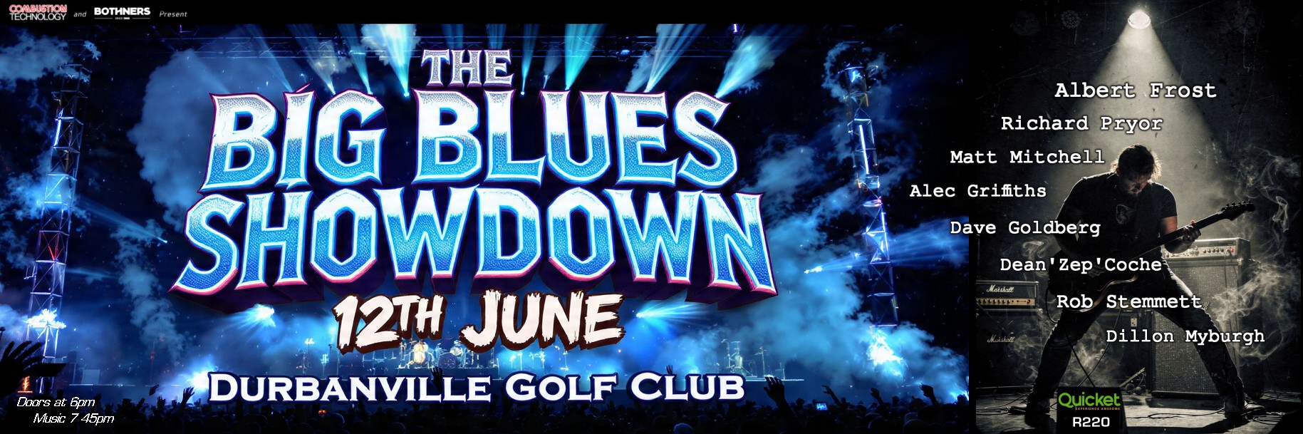 The BIG BLUES SHOWDOWN (Albert Frost, Rich Pryor, Matt, Alec & more)