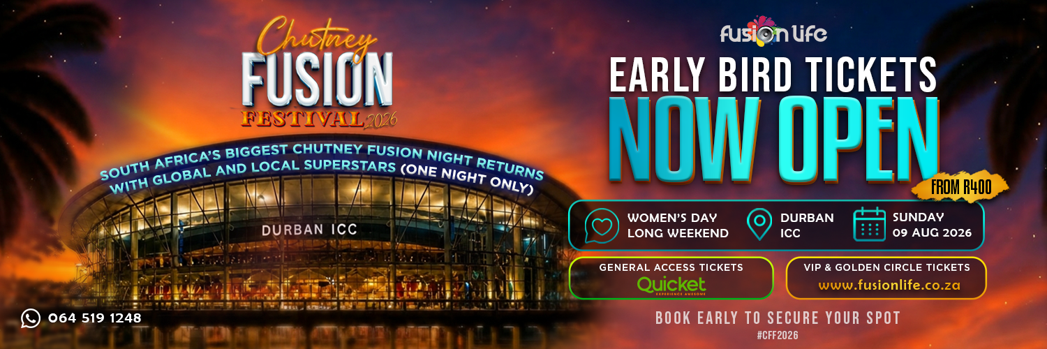 Chutney Fusion Festival 2026 | Durban ICC