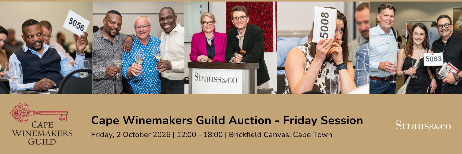 2026 Cape Winemakers Guild Auction - Friday Session