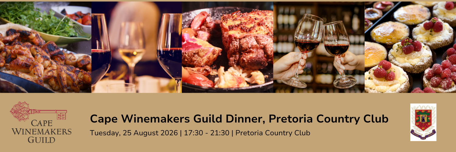 2026 Cape Winemakers Guild Dinner - Pretoria Country Club