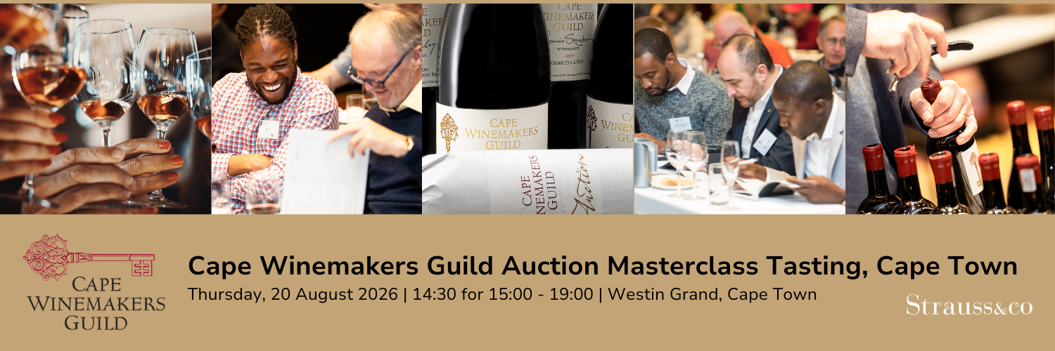 2026 Cape Winemakers Guild Auction Masterclass Tasting - Cape Town